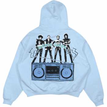 Merce Queen: Queen Unisex Pullover Hoodie: Radio Ga Ga (back Print) (small) S