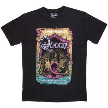 Merch Queen: Stone Wash Maglietta A Night At The Opera Tour '76