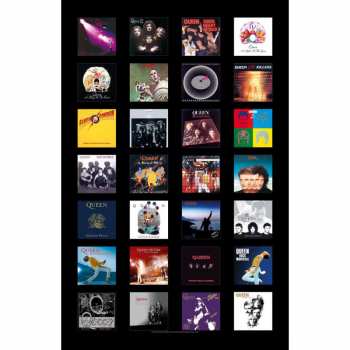 Merch Queen: Poster in tessuto Albums