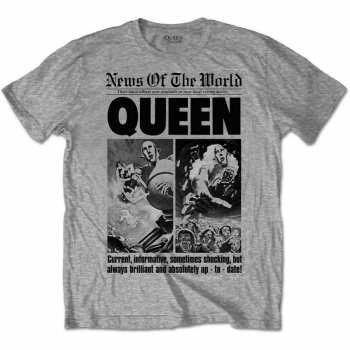Merce Queen: Tričko News Of The World 40th Front Page  S