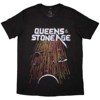 Merce Queens Of The Stone Age: Queens Of The Stone Age Unisex T-shirt: Meteor Shower (small) S