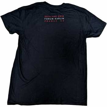 Merce Queens Of The Stone Age: Queens Of The Stone Age Unisex T-shirt: Prague 2018 (back Print) (small) S