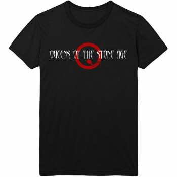 Merch Queens Of The Stone Age: Maglietta Text Logo Queens Of The Stone Age 