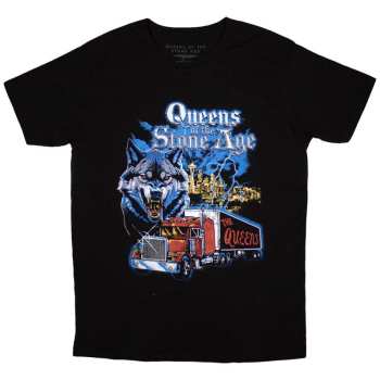 Merch Queens Of The Stone Age: Maglietta Wold Skyline