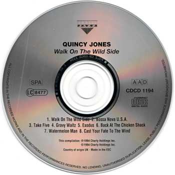 CD Quincy Jones: Walk On The Wild Side