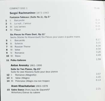 2CD Sergei Vasilyevich Rachmaninoff: Works For Two Pianos