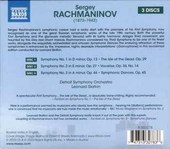3CD Sergei Vasilyevich Rachmaninoff: Complete Symphonies