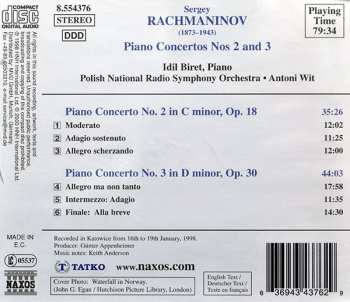 CD Sergei Vasilyevich Rachmaninoff: Piano Concertos Nos 2 And 3