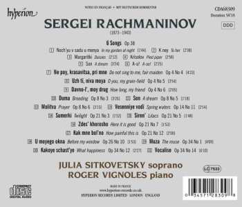 CD Sergei Vasilyevich Rachmaninoff: Songs
