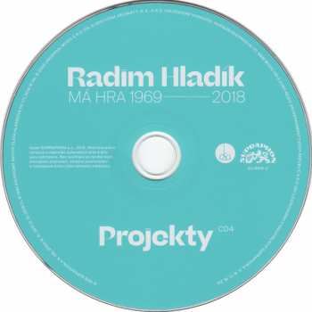 4CD/Set di cofanetti Radim Hladík: Má Hra 1969-2018