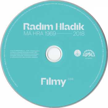 4CD/Set di cofanetti Radim Hladík: Má Hra 1969-2018