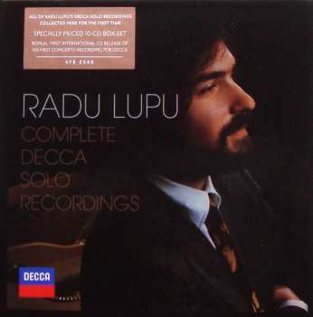 10CD/Set di cofanetti Radu Lupu: Complete Decca Solo Recordings