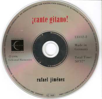 CD Rafael Jiménez Falo: ¡Cante Gitano!