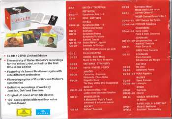 64CD/2DVD/Set di cofanetti Rafael Kubelik: Complete Recordings On Deutsche Grammophon LTD