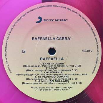 LP Raffaella Carrà: Raffaella CLR | LTD