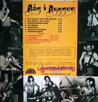 CD Råg I Ryggen: Råg I Ryggen