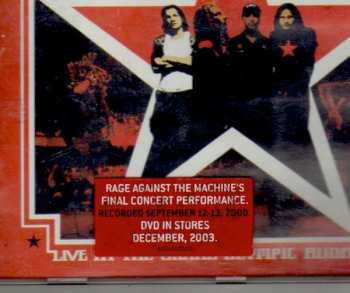 CD Rage Against The Machine: Live At The Grand Olympic Auditorium