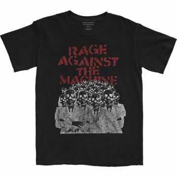Merch Rage Against The Machine: Maglietta Crowd Masks