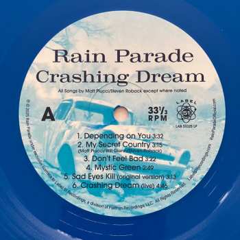 2LP Rain Parade: Crashing Dream LTD | DLX