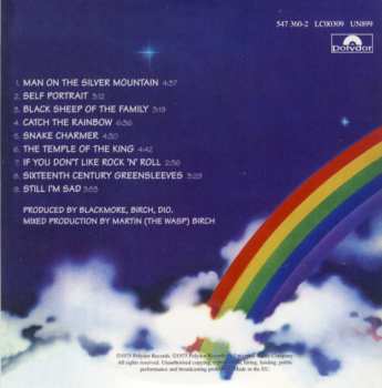 5CD/Set di cofanetti Rainbow: 5 Original Albums