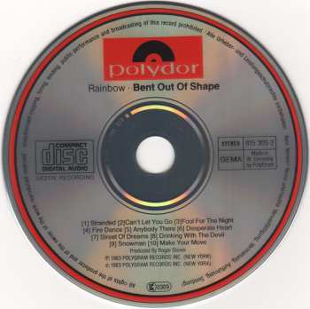 CD Rainbow: Bent Out Of Shape