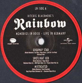 3LP Rainbow: Memories In Rock - Live In Germany