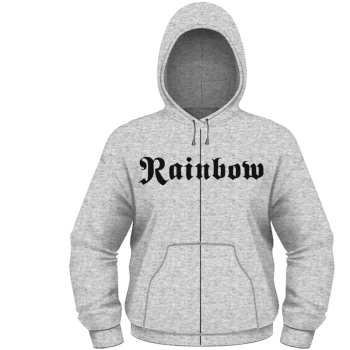 Merch Rainbow: Felpa con cerniera Long Live Rock & Roll