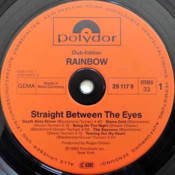 LP Rainbow: Straight Between The Eyes