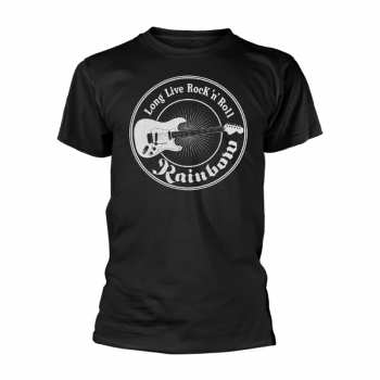 Merch Rainbow: Maglietta Long Live Guitar