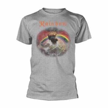Merch Rainbow: Maglietta Rising Distressed (sports Grey)
