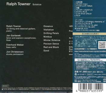 CD Ralph Towner: Solstice LTD