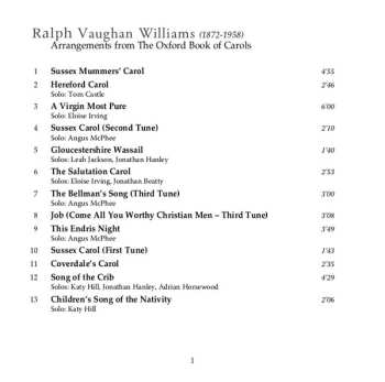 CD Ralph Vaughan Williams: An Oxford Christmas