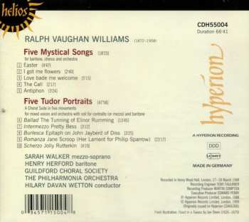 CD Philharmonia Orchestra: Five Tudor Portraits / Five Mystical Songs