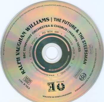 SACD Ralph Vaughan Williams: The Future  & The Steersman