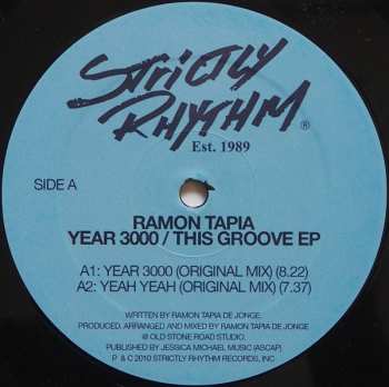 LP Ramon Tapia: Year 3000 / This Groove EP