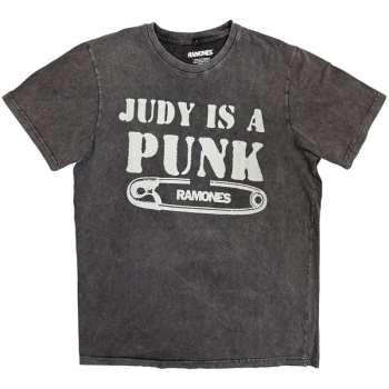 Merch Ramones: Stone Wash Maglietta Judy
