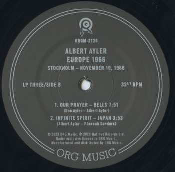 4LP/Set di cofanetti Ramones: Europe 1966 LTD