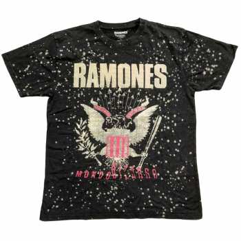 Merce Ramones: Ramones Unisex T-shirt: Eagle (wash Collection) (small) S