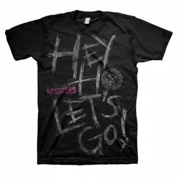Merch Ramones: Maglietta Hey Ho 