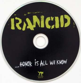 LP/CD Rancid: ...Honor Is All We Know