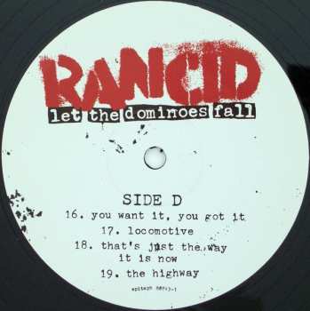 2LP Rancid: Let The Dominoes Fall