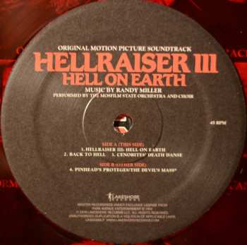 2LP Randy Miller: Hellraiser III: Hell On Earth (Original Motion Picture Soundtrack) LTD | CLR