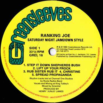 LP Ranking Joe: Saturday Night Jamdown Style