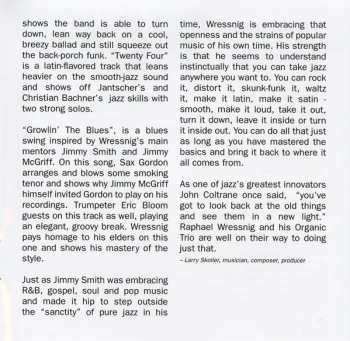 CD Raphael Wressnig's Organic Trio: Cut A Little Deeper On The Funk