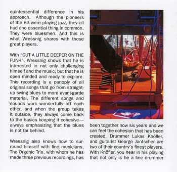 CD Raphael Wressnig's Organic Trio: Cut A Little Deeper On The Funk