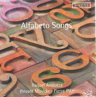 CD Raquel Andueza: Alfabeto Songs (Guitar Songs From 17th-Century Italy)
