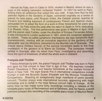 CD Manuel de Falla: Piano Concertos: G Major • D Major (For The Left Hand) / Nights In The Gardens Of Spain