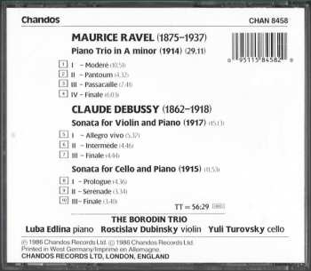 CD Claude Debussy: Piano Trio / Violin and Cello Sonatas