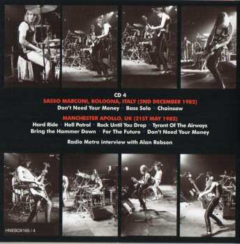 4CD/Set di cofanetti Raven: Rock Until You Drop (The 4CD Over The Top Edition)