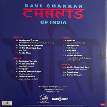 2LP Ravi Shankar: Chants Of India LTD